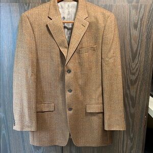 Michael Kors Men's Tan Blazer, Jacket, Suit Coat, Excellent Condition, 42L
